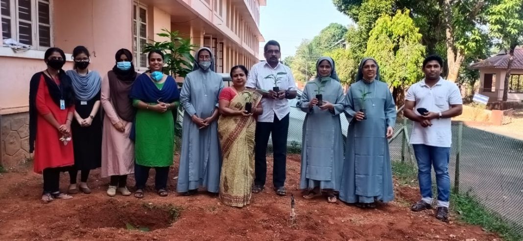 സെന്റ് ജോസഫ്സ് കോളേജിൽ വാഴനടീൽ നടത്തി